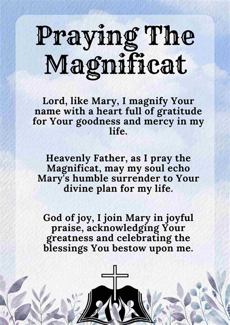 praying the magnificat.